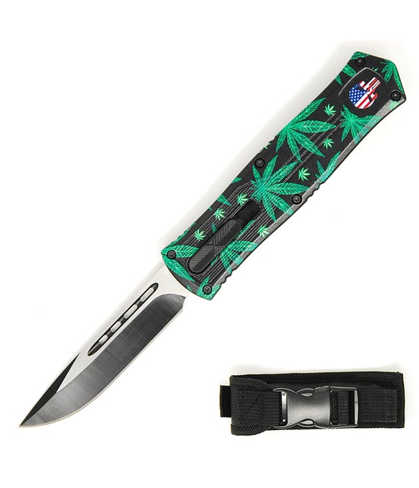 *OTF 5.25" Cannabis knife w/case
