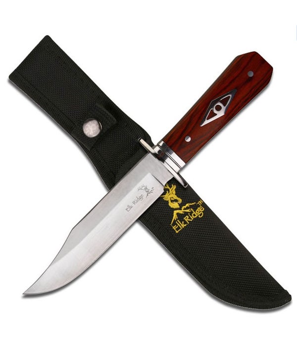Elk Ridge fixed blade knife w/sheath 9.5"