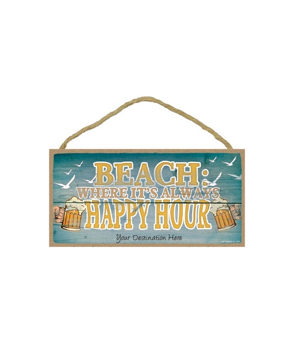 Beach: where it's always happy hour - be