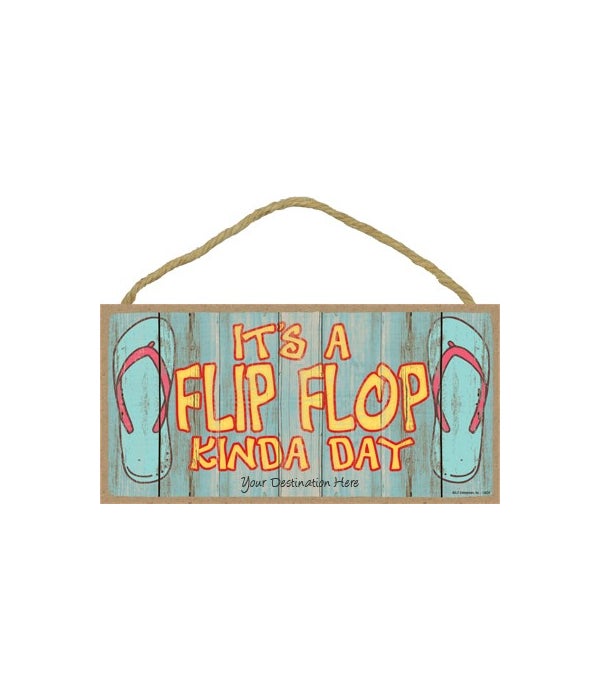It's a flip-flop kinda day - flip-flops