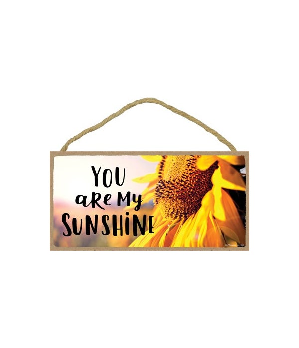 You are my sunshine 5x10 sign
