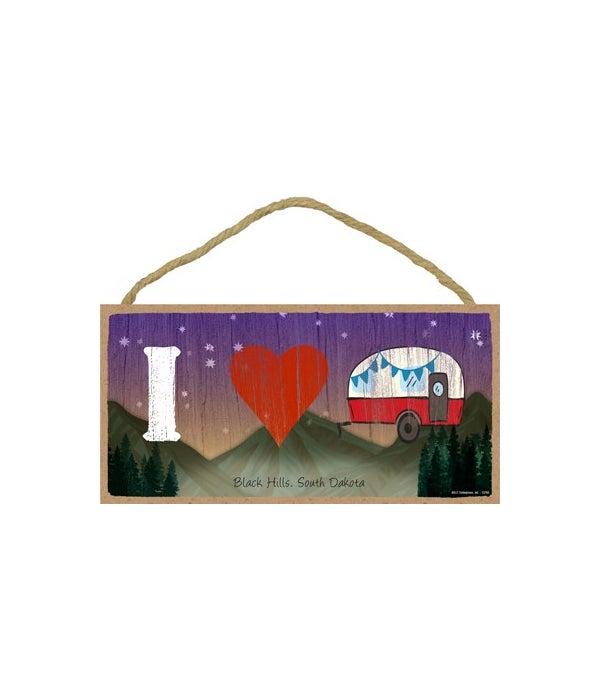 I (heart) Camper - symbols w/mountain bk