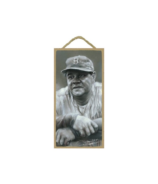 Babe Ruth-5x10 Wooden Sign