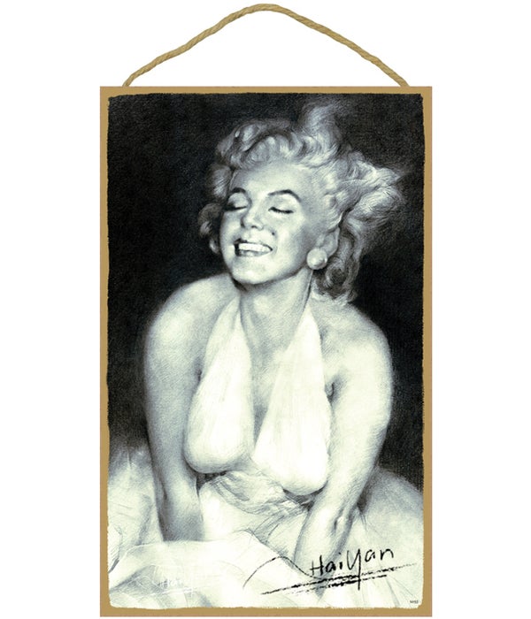 Marilyn Monroe (in dress)