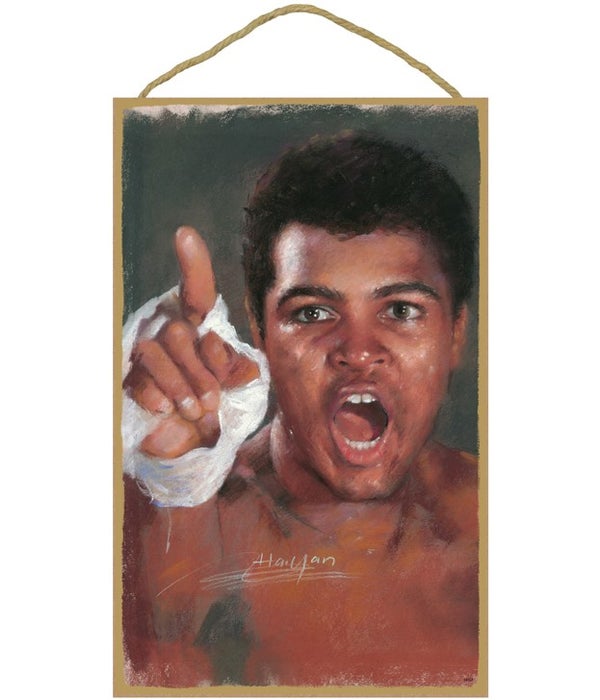 Muhammad Ali (pointing finger)