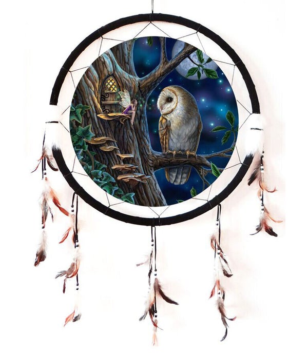 Dreamcatcher 24" Owl &Fairy