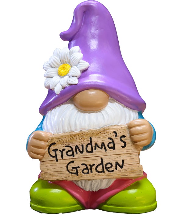 GRANDMA'S GARDEN GNOME STATUE