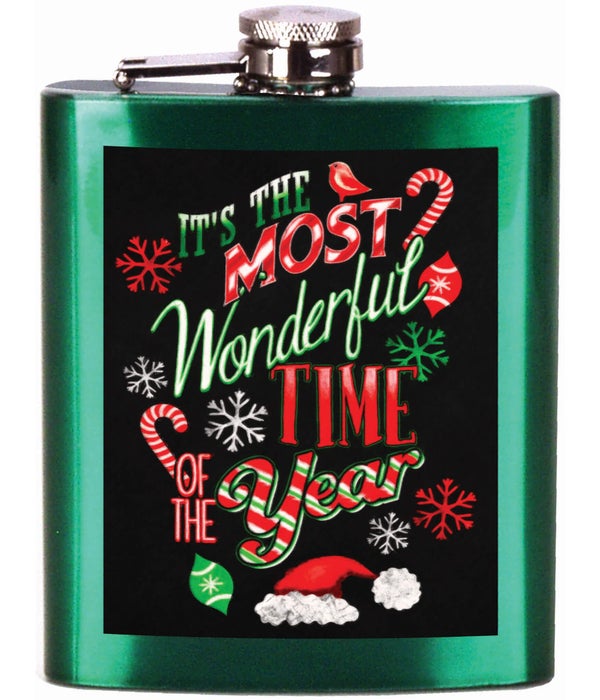 MOST WONDERFUL TIME FLASK