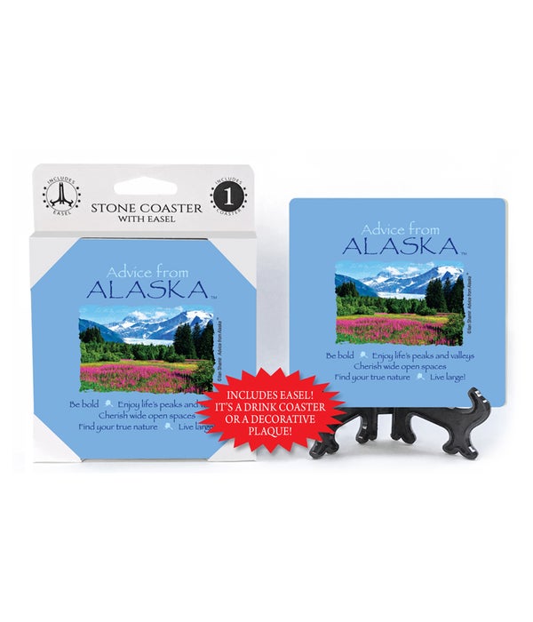 Advice from Alaska 1 pack stone coaster