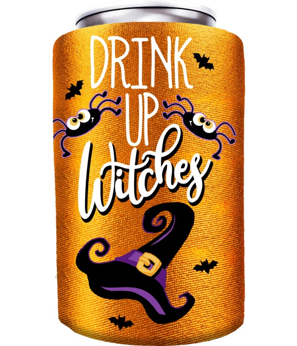 DRINK UP WITCH CAN COOLER