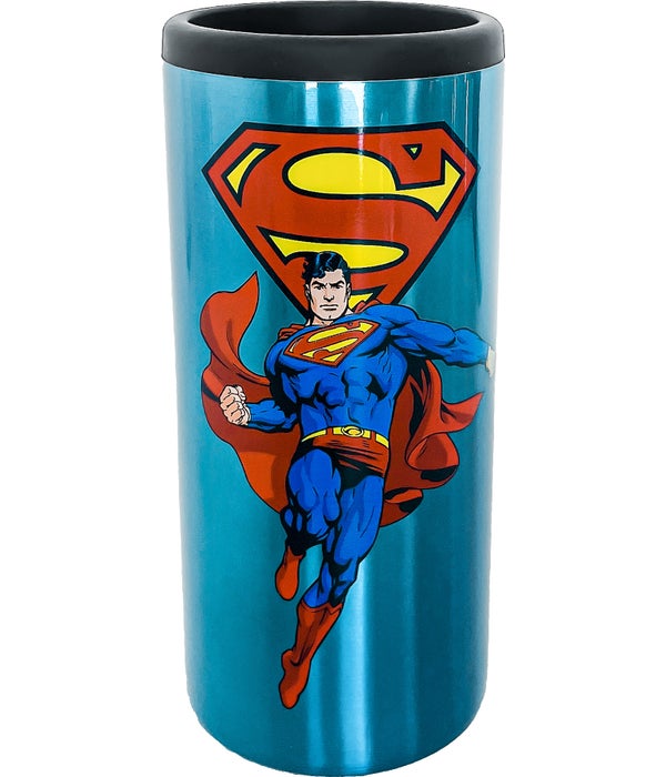 SUPERMAN STAINLESS CAN COOLER