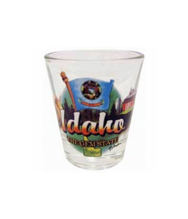 Idaho elements shotglass