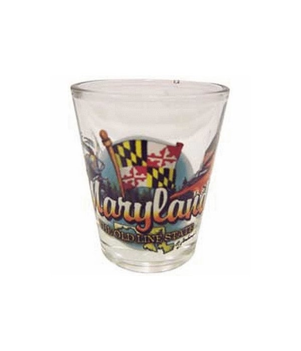 Maryland elements shotglass