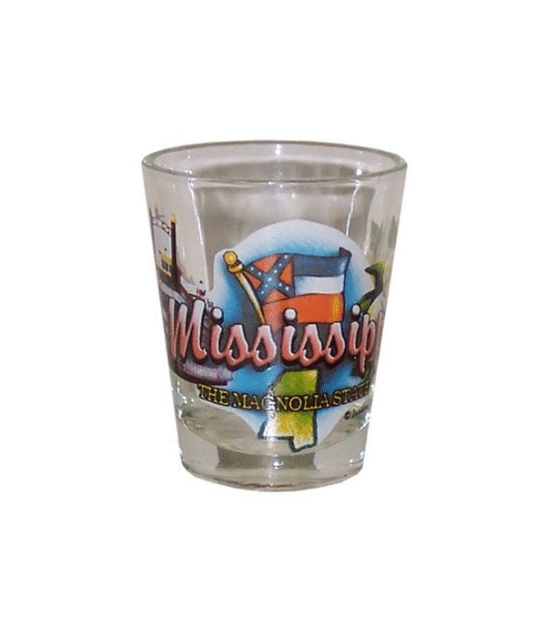 Mississipi elements shotglass