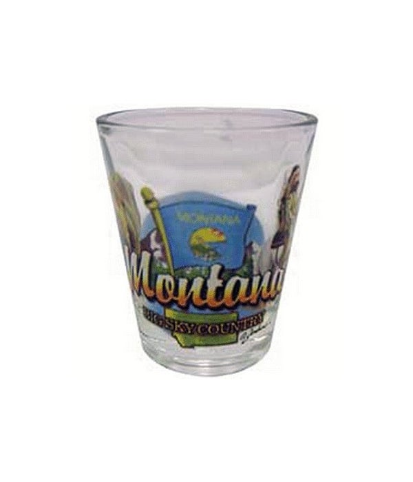 Montana elements shotglass