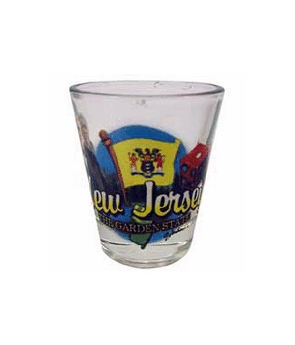 New Jersey elements shotglass