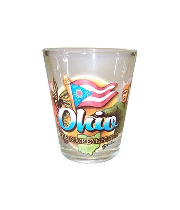 Ohio Elements Shotglass