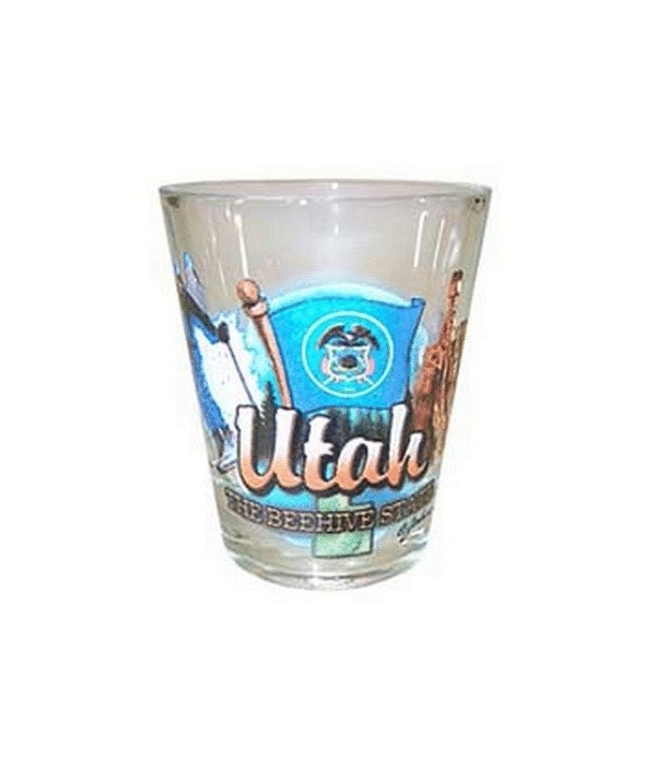 Utah elements shotglass