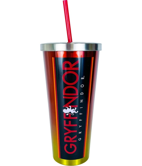 GRYFFINDOR Stainless Cup with Straw