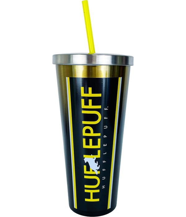 HUFFLEPUFF Stainless Cup with Straw