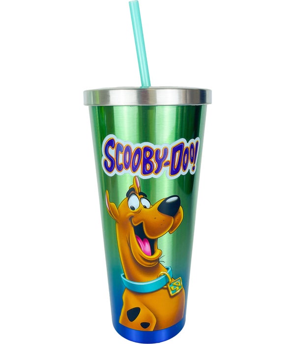 SCOOBY DOO Stainless Cup with Straw