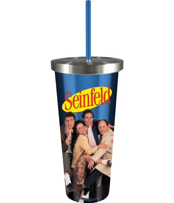 SEINFELD Stainless Cup with Straw