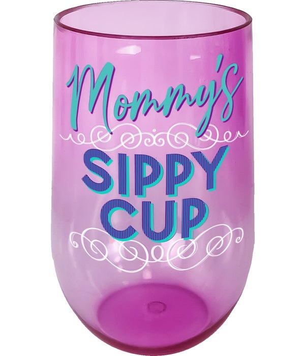 MOMMY'S SIPPY ACRYLIC WINE CUP