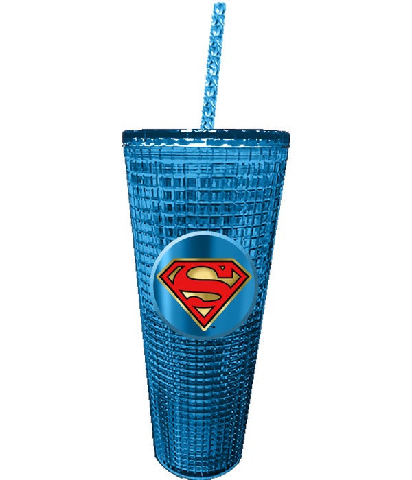SUPERMAN Diamond Cup with Straw