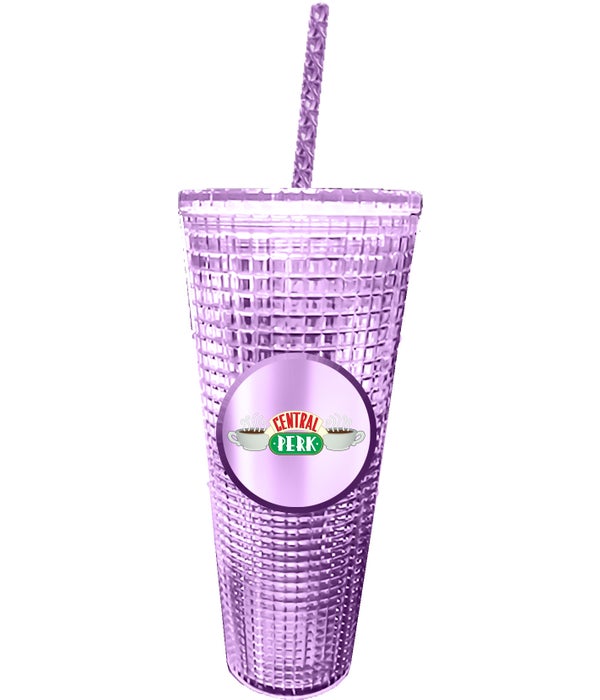 CENTRAL PERK Diamond Cup with Straw