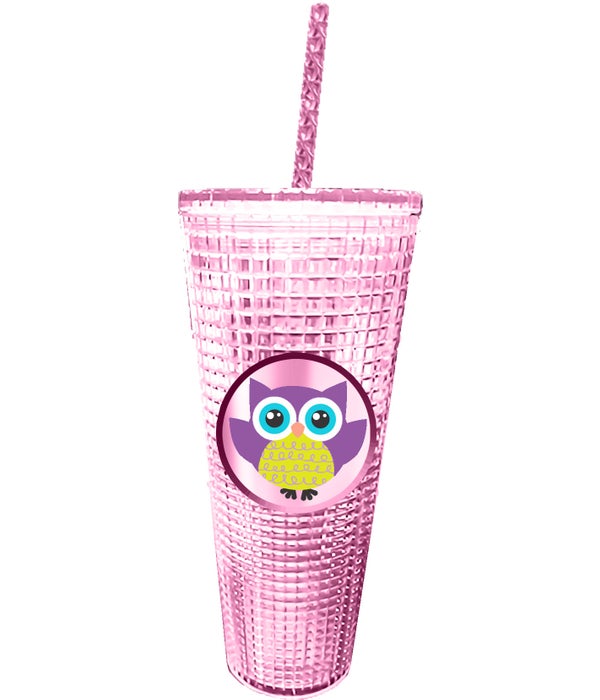 OWL Diamond Cup with Straw