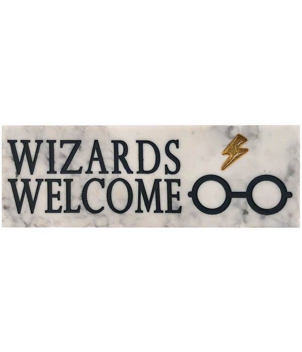 WIZARDS WELCOME DESK SIGN