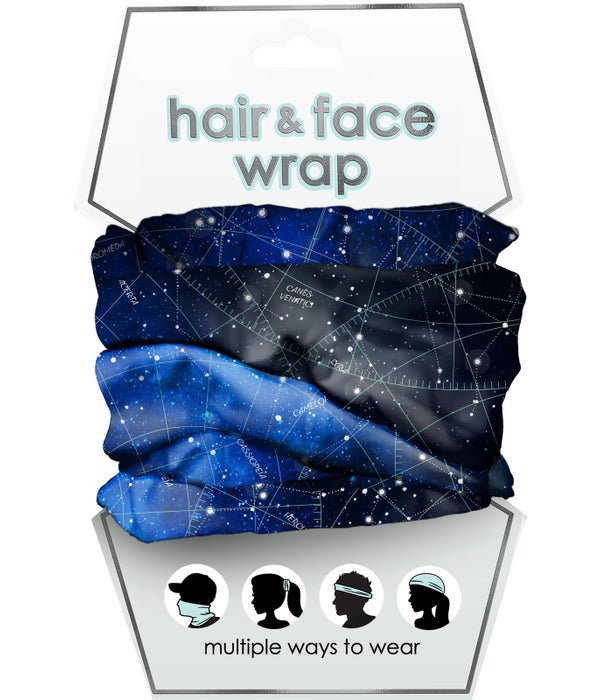 CONSTELLATIONS HAIR/FACE WRAP
