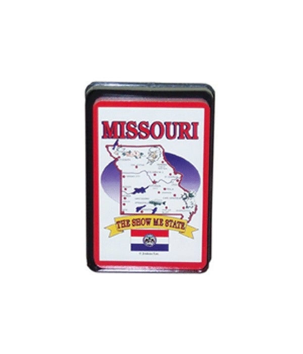 MO Playing Cards State Map 24PC