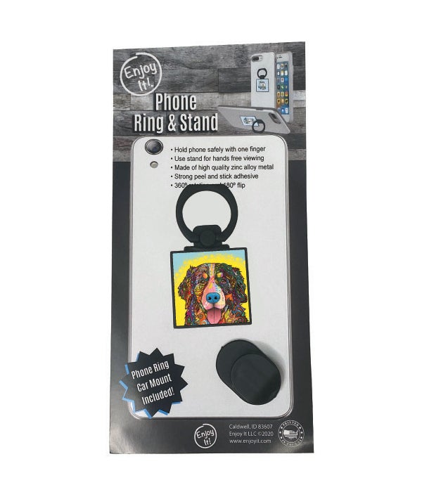 Bernese Mtn. Dog  Phone Ring & Stand