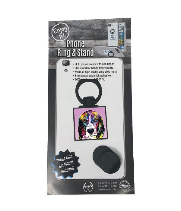 Beagle Phone Ring & Stand