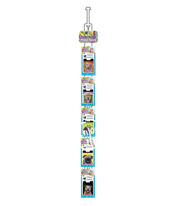 Dean Russo Pet Collection 2 Phone Pocket Clip Strip Display