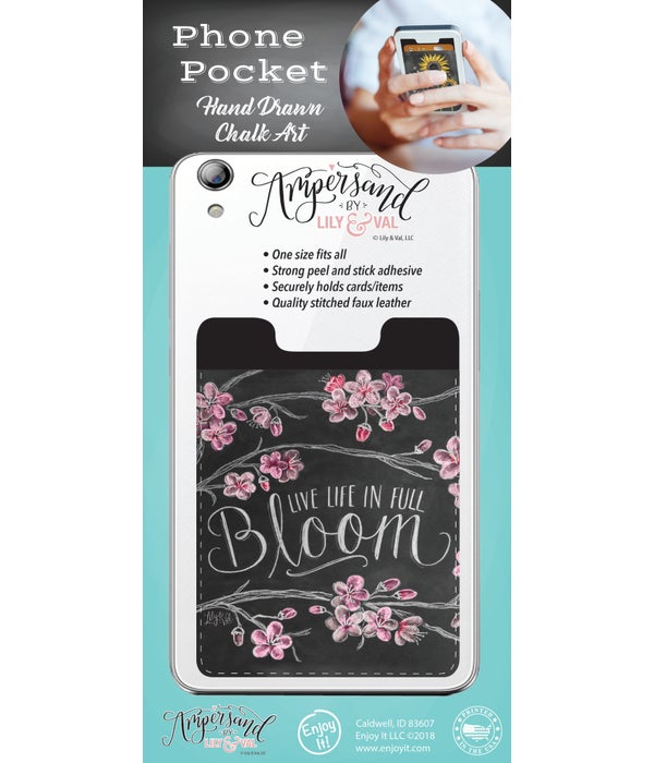 Full Bloom Phone Pocket