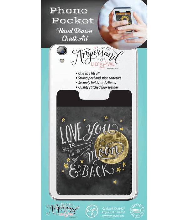 To The Moon Phone Pocket