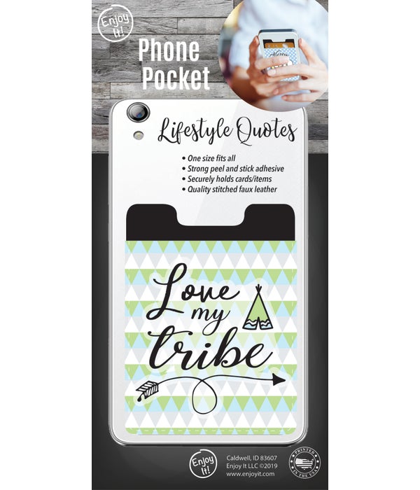 Love My Tribe Phone Pocket