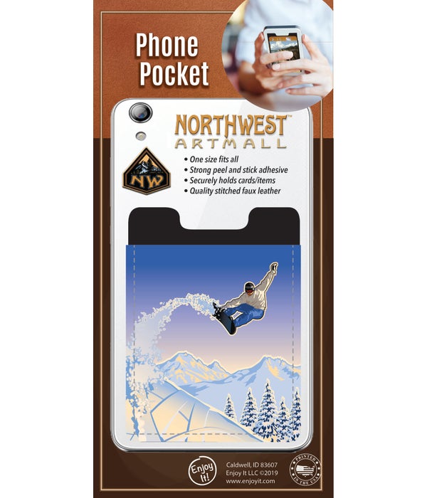 Snowboard Phone Pocket
