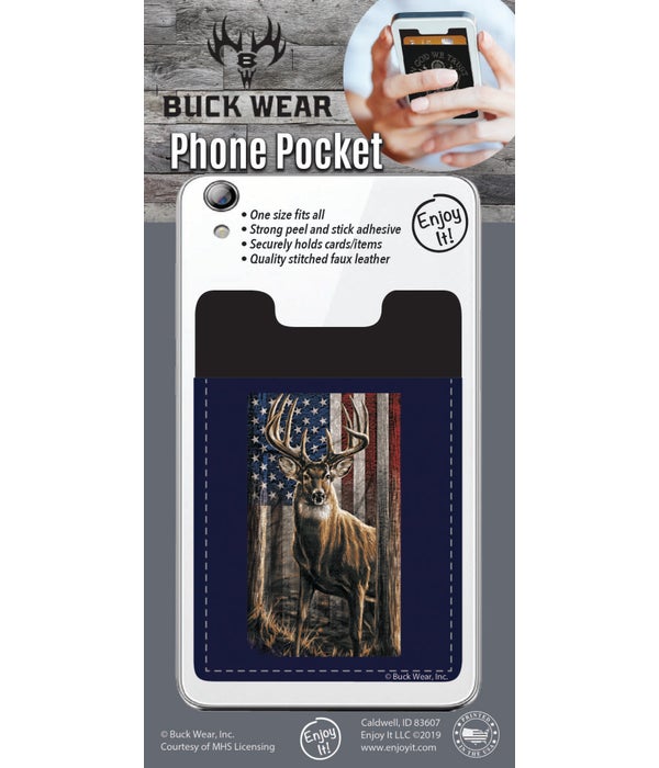 Deer Flag Phone Pocket