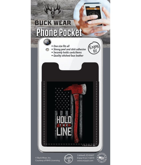 Red Axe Hold the Line Phone Pocket