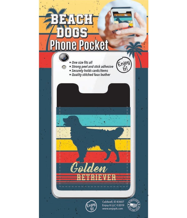 Golden Retriever Phone Pocket