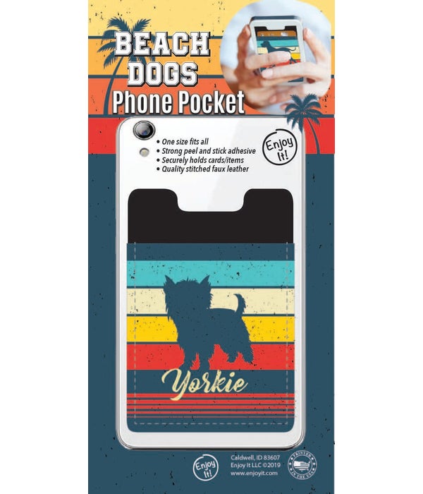 Yorkie Phone Pocket