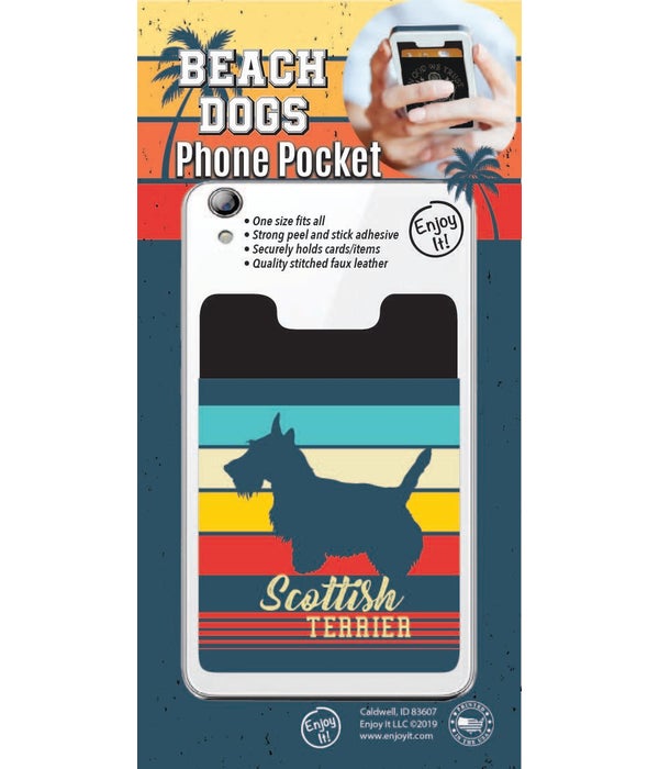 Scottish Terrier Phone Pocket