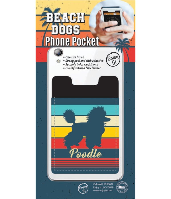 Poodle Phone Pocket