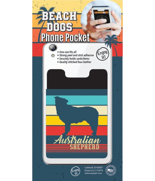 Australian Cattle Dog Phone Pocket