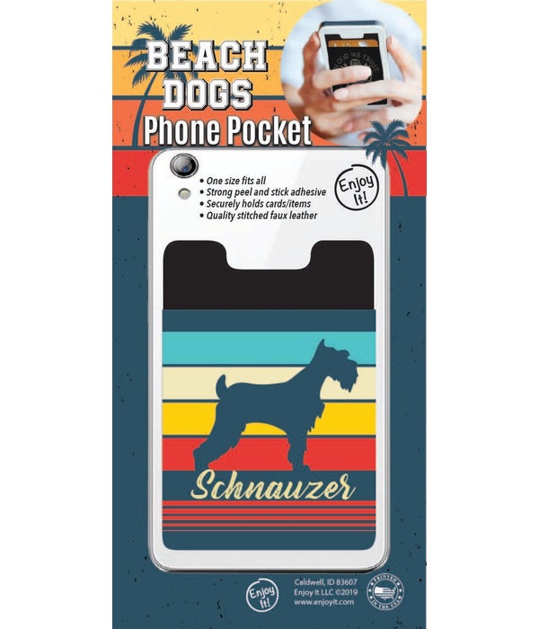 Schnauzer Phone Pocket