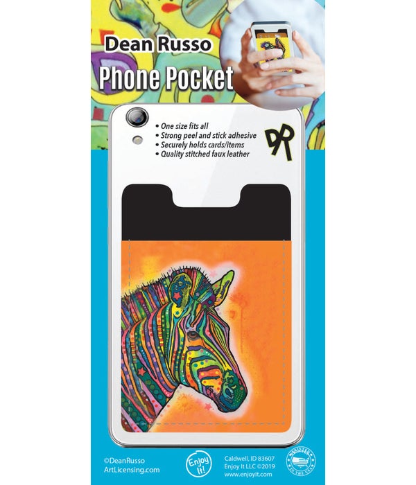 Zebra Phone Pocket