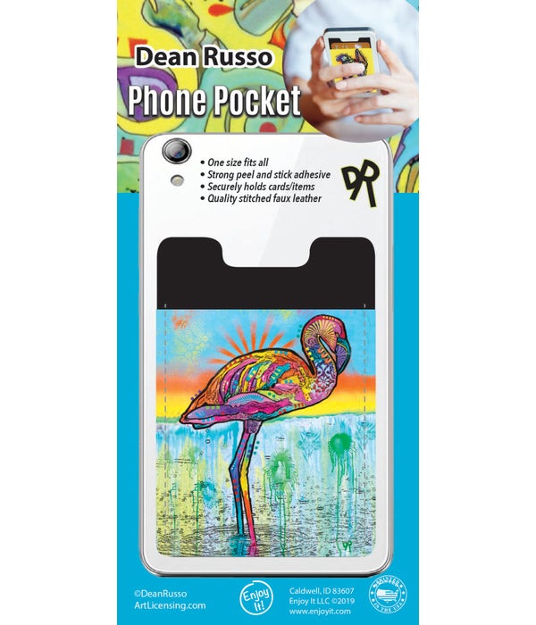 Flamingo Phone Pocket